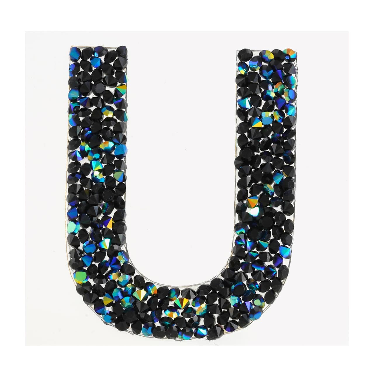 12 Pack: Black AB Letter Bling Sticker by Recollections®